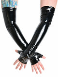 Gants longs sans doigts en PVC