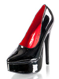 Escarpins vernis à talons de 6 pouces